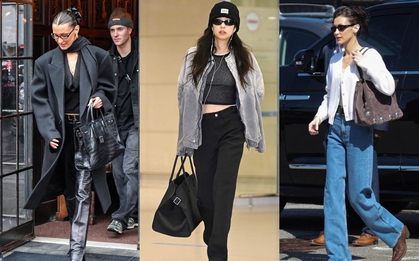 Túi xách to oạch được Jennie, Bella Hadid "lăng xê" nhiệt tình