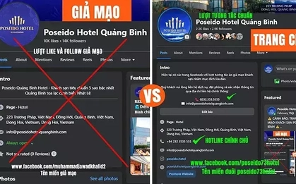 Mạo danh Fanpage khách sạn, lừa đảo đặt phòng tại Quảng Bình