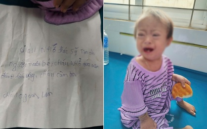 Bé gái nghi mắc bệnh sởi, bị mẹ bỏ rơi kèm lời nhắn "nhờ bác sĩ tìm người nuôi"