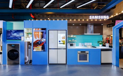Samsung giới thiệu loạt thiết bị gia dụng tích hợp AI và màn hình cảm ứng