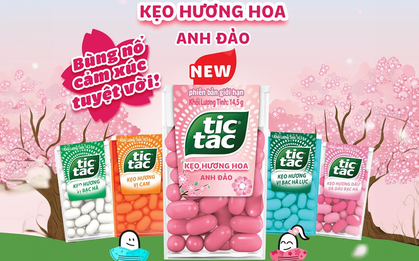 Tic Tac chào đón mùa xuân Nhật Bản cùng kẹo Tic Tac hoa anh đào phiên bản giới hạn