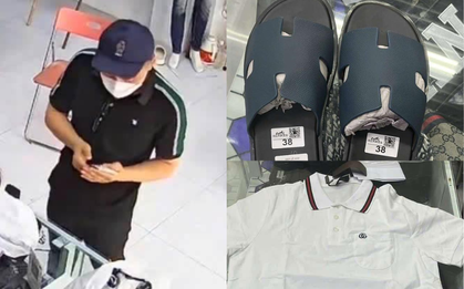 Lộ diện những hình ảnh của Bùi Đình Khánh trong quá trình trốn truy nã, mua sắm trang phục để thay đổi nhận dạng