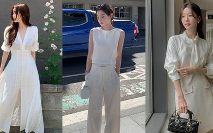 Mặc đẹp cực kỳ dễ nếu chị em biết 10 cách phối đồ trắng