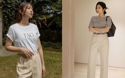 10 cách mặc áo thun nhẹ mát, thanh lịch tới công sở