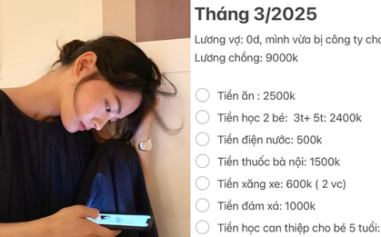 Nhà 4 người nhưng thu nhập chỉ 9 triệu/tháng: Nhìn bảng chi tiêu, tất cả đều khuyên phải làm gấp 1 việc!