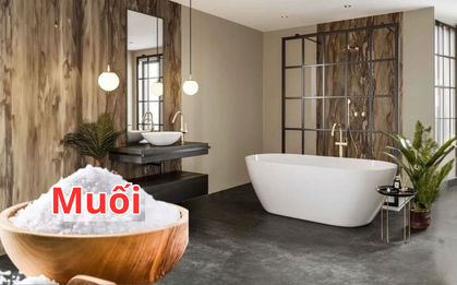 Bát muối đặt trong nhà vệ sinh tạo nên 5 hiệu quả "vàng mười", nhà giàu nhà nghèo - nhà to nhà nhỏ đều mê