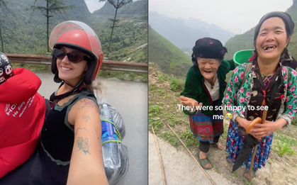 Cô gái Tây khóc như 1 đứa trẻ ở Việt Nam khi thấy bà cụ đã rụng hết răng, chẳng thể nói chuyện nhưng vẫn đưa cho cô thứ này