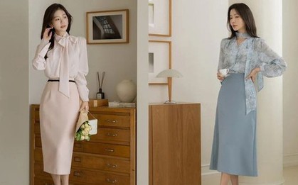 4 mẫu chân váy công sở đang được yêu thích nhất