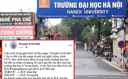 Đại học Hà Nội bất ngờ bị sinh viên... "đổi tên" trên MXH khiến dân tình tranh cãi: Sáng tạo hay "lai căng" quá đà?