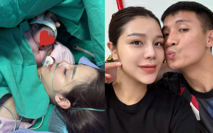Hot: Vợ Bùi Tiến Dũng hạ sinh quý tử, "nam thần" lấy vợ sớm nhất dàn U23 Việt Nam nay đã là bố 3 con