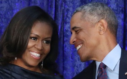 Ông Obama hiếm hoi xuất hiện cùng vợ