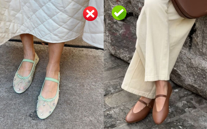 3 kiểu giày "phản bội" chủ nhân, nàng chân to cần né gấp