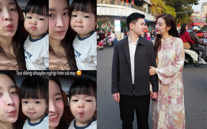 Hoa hậu Đỗ Mỹ Linh lộ visual xinh bất chấp cam thường nhưng ái nữ chủ tịch CLB Hà Nội mới chiếm trọn “spotlight”