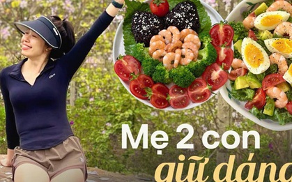 Những đĩa cơm giúp mẹ 2 con sở hữu dáng chuẩn, eo thon, đồng nghiệp than "ăn thế sao đủ" nhưng sự thật thế nào?