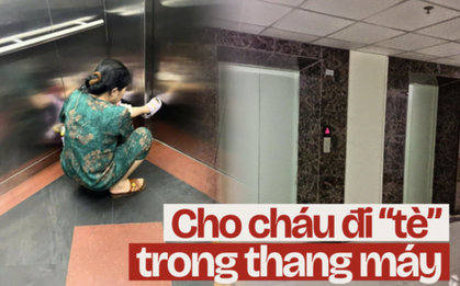Bức ảnh tại thang máy một chung cư ở Hà Nội khiến nhiều người bất bình: Ý thức thế này không còn gì để nói!