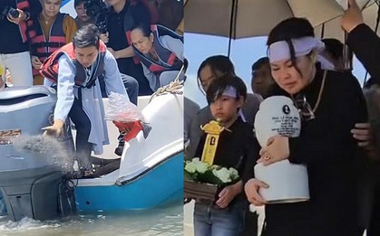 Tro cốt Quý Bình đã nằm lại ở biển Cần Giờ đúng di nguyện