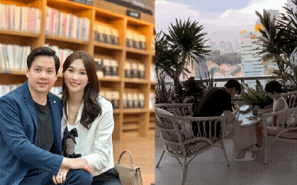 Chồng doanh nhân của Hoa hậu Đặng Thu Thảo ghi điểm với hành động giản dị khi bên con trai