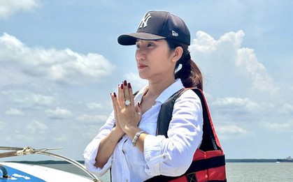 Lê Phương, Vân Trang, Cát Tường tiễn biệt Quý Bình ra biển Cần Giờ