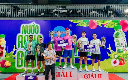 Cặp VĐV bóng bàn - cầu lông giành chức vô địch gây chấn động làng pickleball