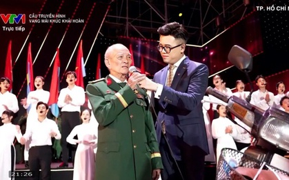 Khoảnh khắc xúc động của cựu chiến binh Trần Văn Thanh được MC Đức Bảo kể lại trên sóng truyền hình