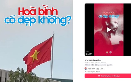Bí kíp dùng template CapCut bắt trend 'Hòa Bình Đẹp Lắm' đang hot nhất MXH, cực kỳ nhanh gọn!