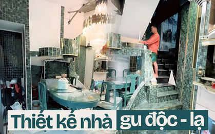Tự thiết kế nhà theo phong cách "hiếm có khó tìm", nhưng lại bị nhận xét đến "choáng váng"