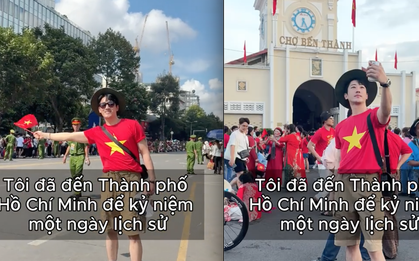 Du khách Hàn vội vã bay đến TP.HCM để được tận mắt xem diễu binh, nhìn trang cá nhân ai cũng cảm mến