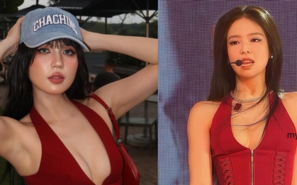 Ngọc Trinh – Jennie đụng hàng không khoan nhượng, mix đồ giống hệt nhau nhưng ai ấn tượng hơn?