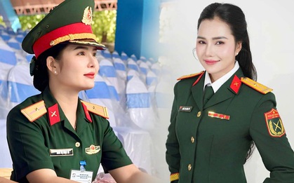 Giọng đọc nữ “chạm trái tim” tại lễ diễu binh, diễu hành 30/4: Xinh như Hoa hậu, 33 tuổi đã là Thiếu tá