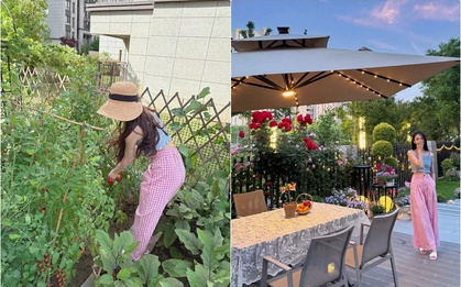 40 tuổi, cuối cùng cũng đạt được ước mơ mua nhà có sân, tôi thỏa sức trồng rau và sống rất thoải mái!