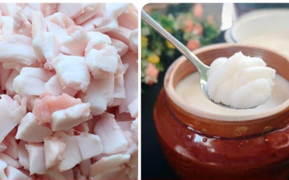 Tác dụng của mỡ lợn với sức khoẻ
