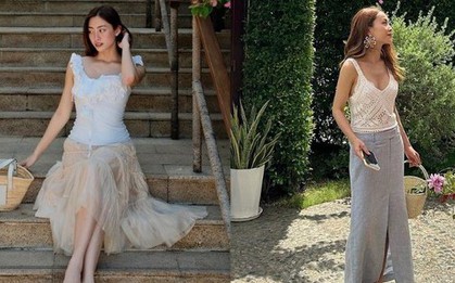 Mỹ nhân Việt mặc chân váy dài đẹp mãn nhãn, chị em không tham khảo quá phí