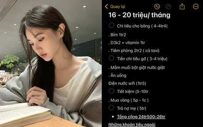 Gia đình 3 người thu nhập 20 triệu, mỗi tháng mua được 1 chỉ vàng, soi kĩ bảng chi tiêu mà giật mình