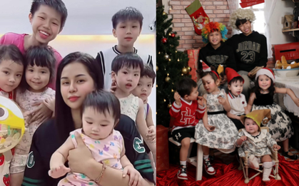 Đẻ một lượt chăm một thể, mẹ bỉm 12 năm đẻ 7 con, mỗi tháng chi hơn 150 triệu: "Mình muốn sinh thêm bé gái"