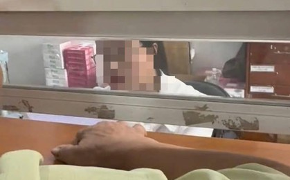 Nhân viên bị phản ứng trừng mắt với bệnh nhân, bệnh viện giải thích do "chứng lồi mắt"