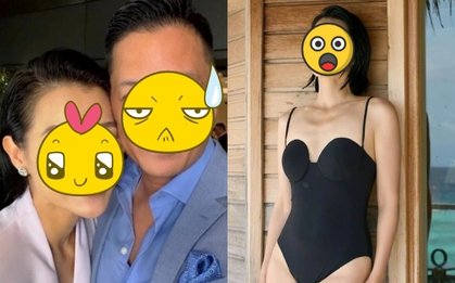 Thái độ của Á hậu hàng đầu showbiz giữa tin sắp ly hôn vì chồng đại gia lộ ảnh thân mật ở bar