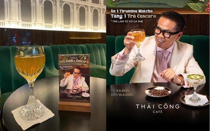 Thức uống bí ẩn trà cascara có gì hot khiến giới trẻ đổ xô check-in tại quán Thái Công