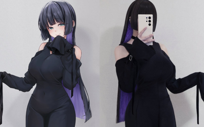 Nữ cosplayer hóa thân chuẩn chỉnh nhất là đây, không phân biệt được đâu là bản gốc