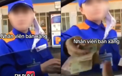 Clip nhân viên cây xăng phải tự mở nắp bình cho khách gây tranh cãi: "Mất tiền mua xăng, sao phải nhờ hả chị?"