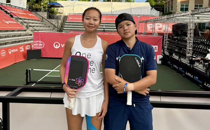 Hai tay vợt Việt Nam vượt qua hàng loạt đối thủ, ghi danh tại giải vô địch pickleball thế giới ở Mỹ