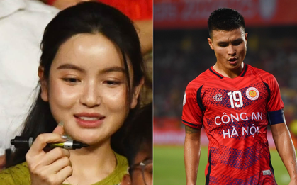 Tóm dính Chu Thanh Huyền lộ diện trên sân Hàng Đẫy giữa tin đồn phẫu thuật thẩm mỹ, nhan sắc khác xa ảnh tự đăng?