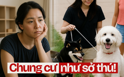 Mua chung cư "thân thiện với thú cưng", giờ như sống giữa sở thú, sân chơi không khác gì nhà vệ sinh: Tôi rất mệt!