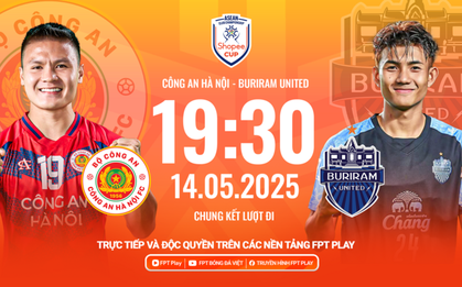 Xem trực tiếp CLB Công an Hà Nội vs Buriram United ngày 14/5 trên kênh nào?