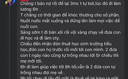 Nếu cảm thấy quá mệt mỏi hãy nhìn những gì mà người mẹ này đã làm: Không tin nổi những gì chị phải trải qua