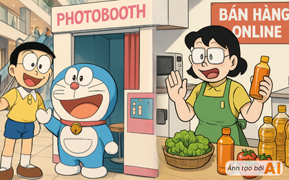 Khi các nhân vật trong Doraemon đến Việt Nam sống: Hội bạn mèo ú tìm thấy 1 đam mê mới, mẹ Nobita kiếm bộn tiền