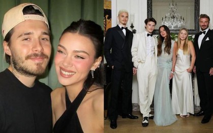 Giữa sóng gió gia đình, vợ chồng con trai cả nhà Beckham ăn tối cùng một cặp đôi Hoàng gia đình đám gây chú ý