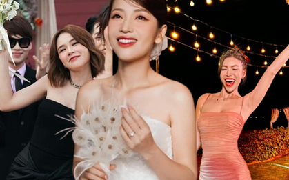 Những bó hoa cưới "linh nghiệm" của Vbiz: Sau màn "xin vía" là những đám cưới cực kỳ hoành tráng