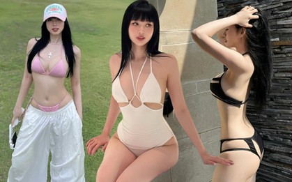 Bikini hè của "đệ nhất hot girl Hà Thành": Mẫu nào cũng sexy mãnh liệt, khoe trọn body 0% mỡ thừa!