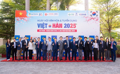 Ngày hội Văn hóa và Tuyển dụng Việt - Hàn 2025 tại HUTECH: Tăng cường trải nghiệm quốc tế cho sinh viên
