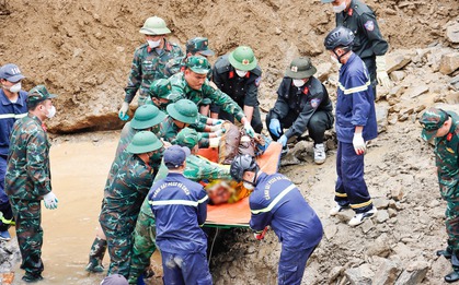 Tìm thấy thi thể người gặp nạn thứ 4 trong vụ sạt lở công trường thuỷ điện ở Lai Châu